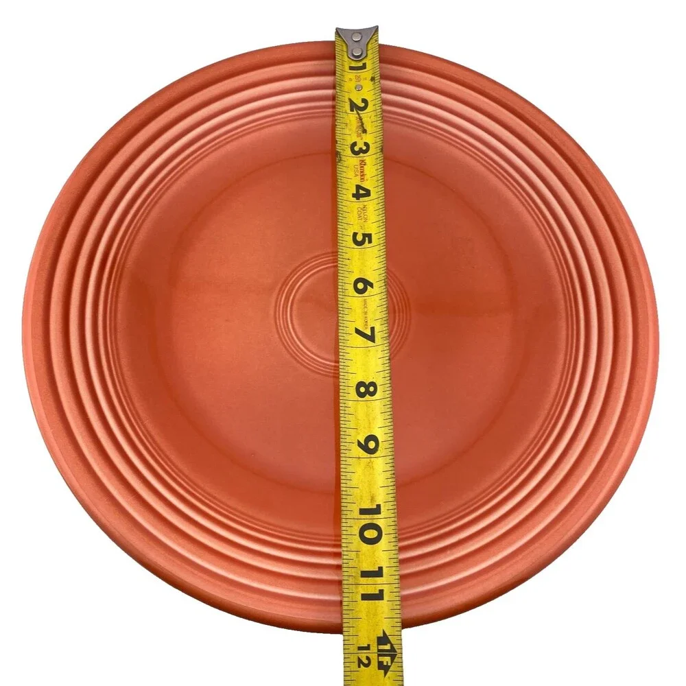Fiesta Ware Persimmon Orange Chop Plate Platter 12